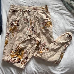Urban outfitters tropical print joggers